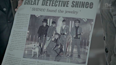 SHINee Sherlock newspaper English