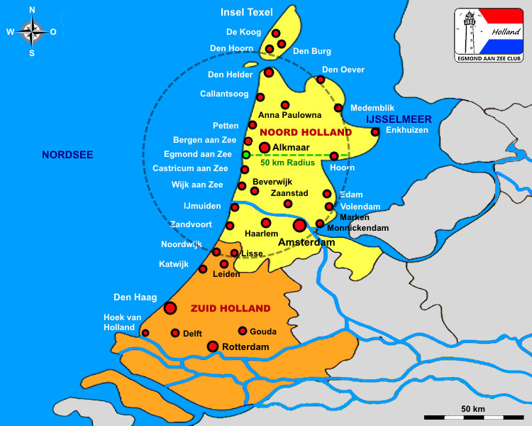 Egmond aan Zee Club Ausflugsziele