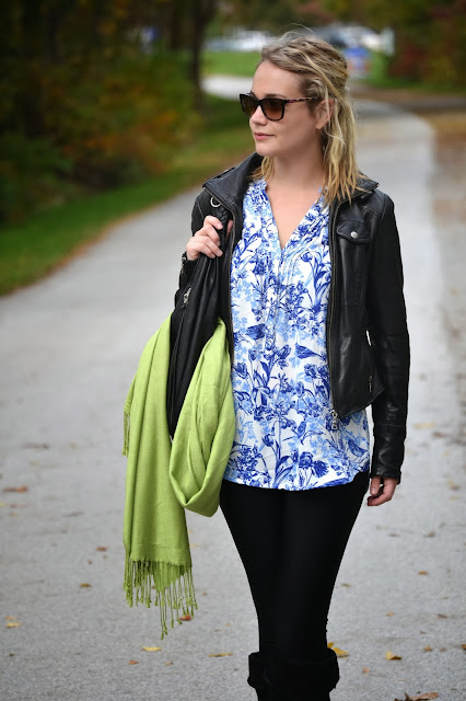 Wearing Florals for Fall