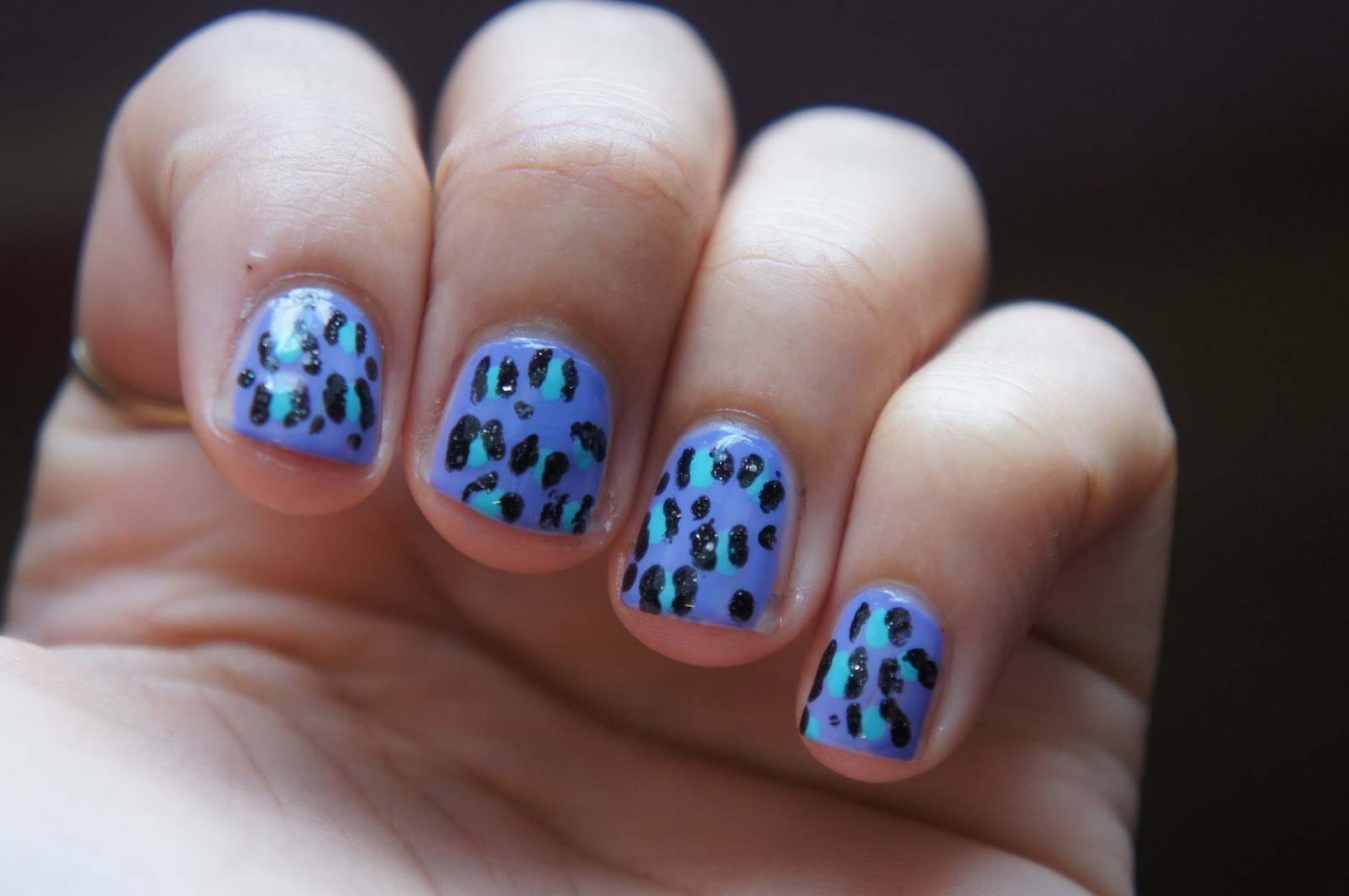 Yolanda G: ♥ First Video Tutorial- Pastel Leopard Print Nails