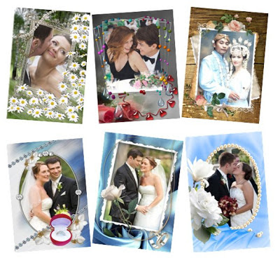 koleksi frame foto pernikahan