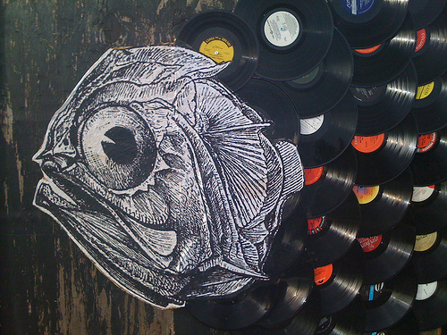 Virt News Vinyl Record Art Wall Art Made From Old Vinyl Records