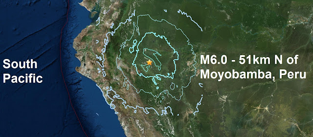 A mag 6.0 - 51km N of Moyobamba, Peru: Earthquakes in diverse places-mag 5.9 kills at least 13 in Ta Untitled
