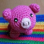 patron gratis cerdo amigurumi | free pattern amigurumi pig 