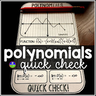 Polynomials Quick Check