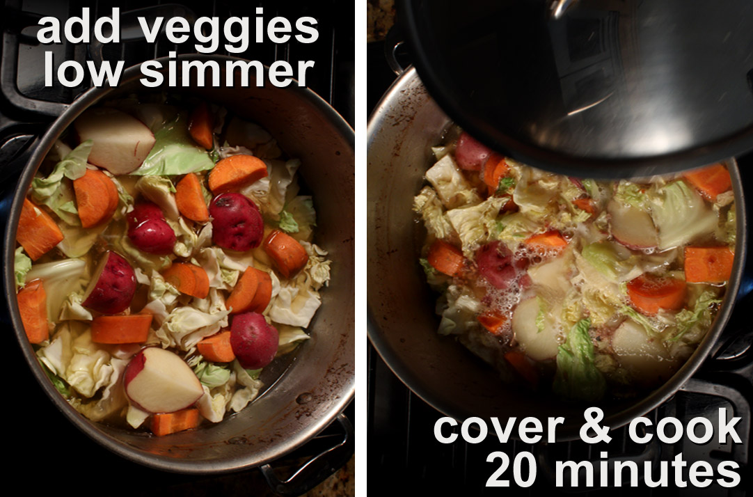 The 99 Cent Chef Corned Beef and Cabbage Video Recipe