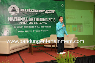 bandung entertainment, eo bandung, jasa event organizer bandung bogor, mice bandung bogor, launching sandal, outdoor pro, villa bukit pancawati
