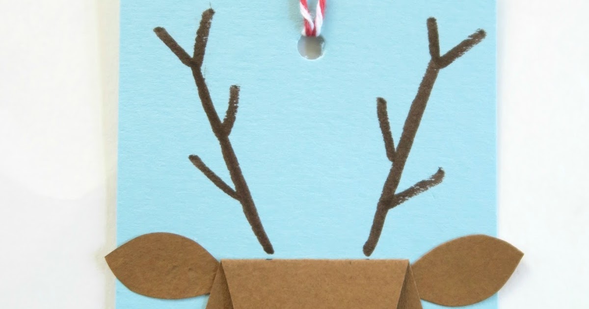 Cindy deRosier My Creative Life Reindeer Gift Tags