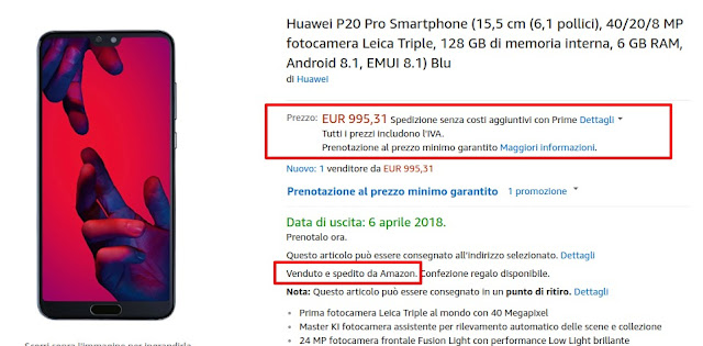 Huawei P20 Pro già disponibile al preordine su Amazon
