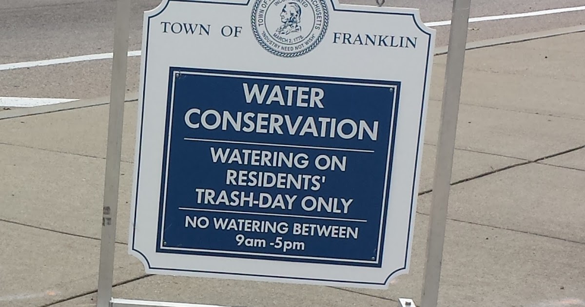 Franklin Matters "Mandatory outdoor water restriction on automatic