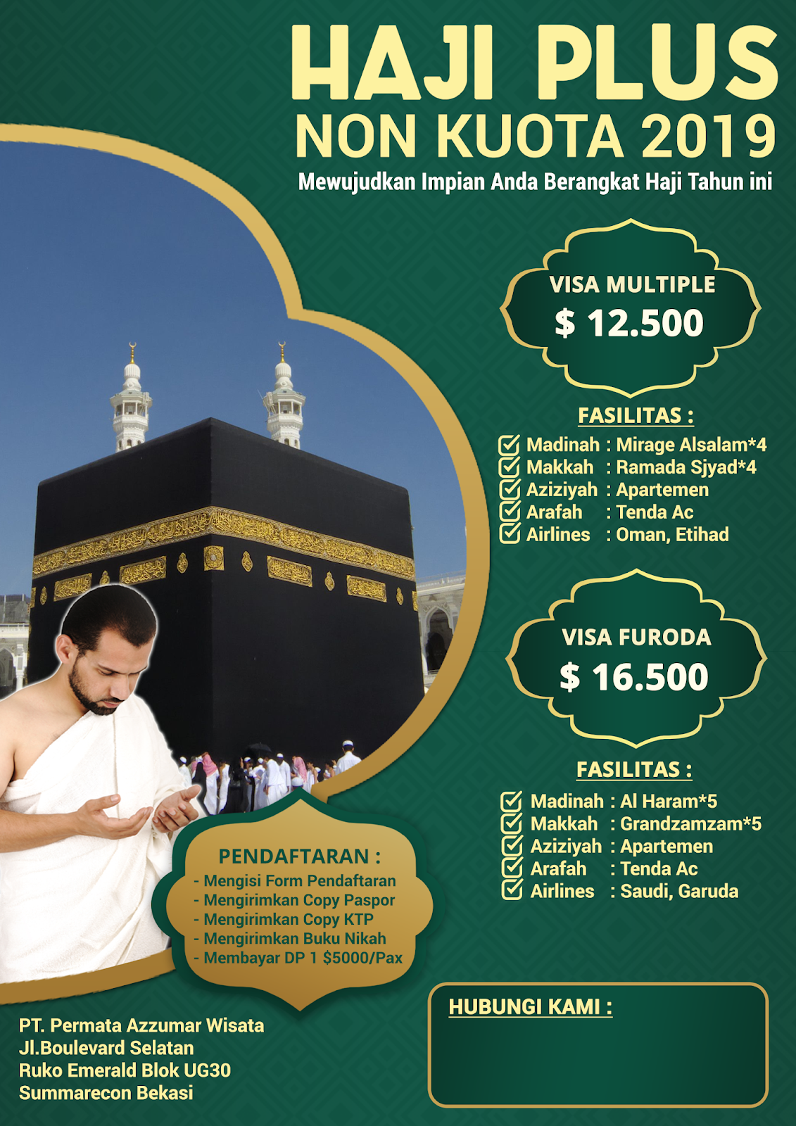 Biaya Paket Haji Plus 2019 Paket Haji Plus Langsung Berangkat Tahun 2019 Biaya Murah