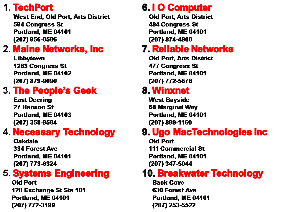 Computer Repair Portland Maine Tech News Today