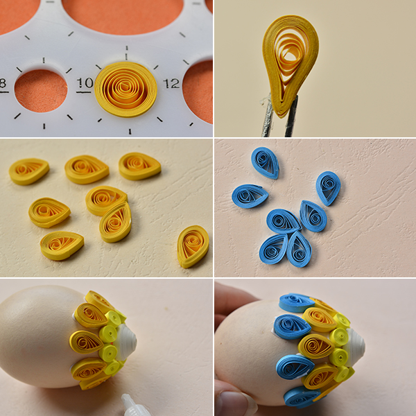 Beader Garden Making Handmade Quilling Paper Easter Eggs for Kids