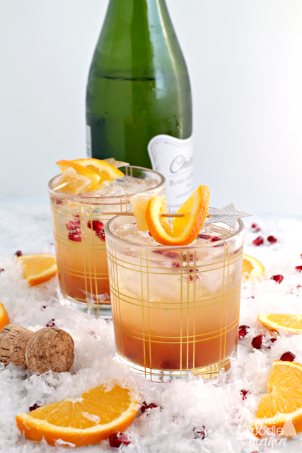 Two classic cocktails come together into one delicious & bubbly concoction in this Pomegranate Mimosa Mule. Perfect for a midnight toast or a weekend brunch!