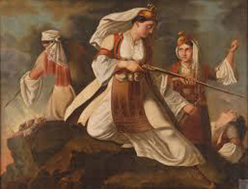 The women of Greece fighting for liberation from the Otoman Empire