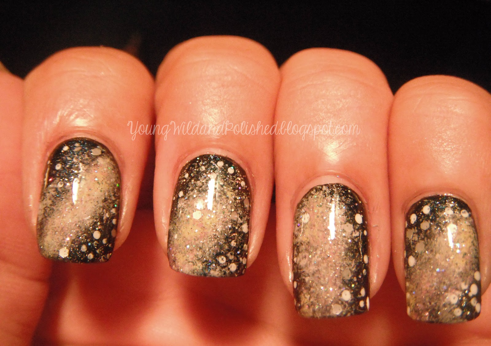 Young Wild and Polished: Galaxy Nails