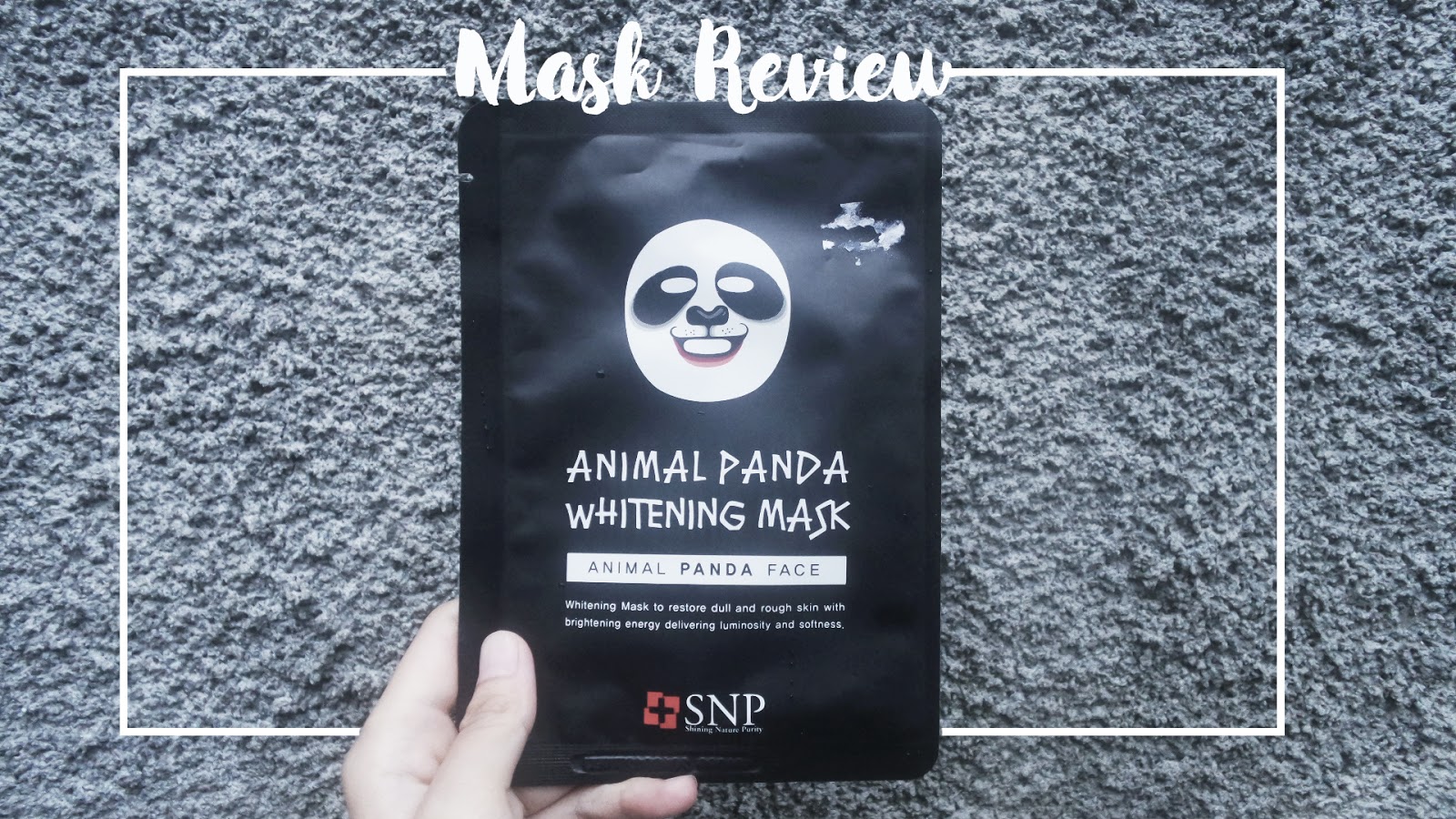 review snp animal panda whitening mask windars review snp animal panda whitening mask windars
