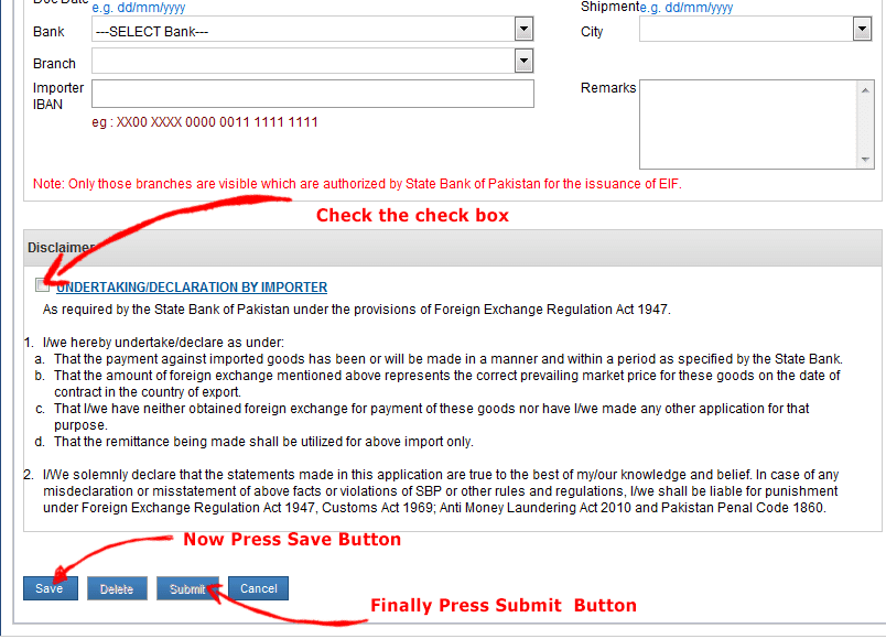 Create Import Form-I in WeBoc create-import-form-i-in-weboc