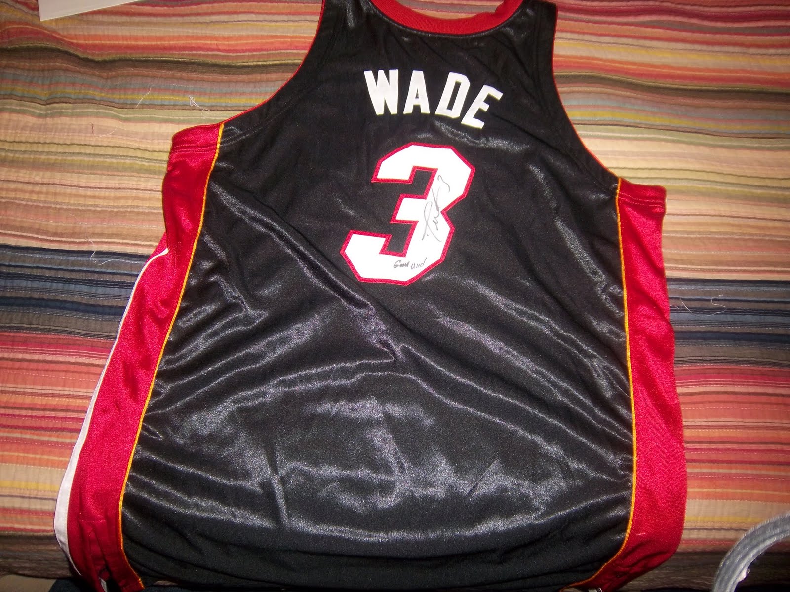 Sports Cards and Memories: Game Used Greatness: Dwyane Wade Autographed ...
