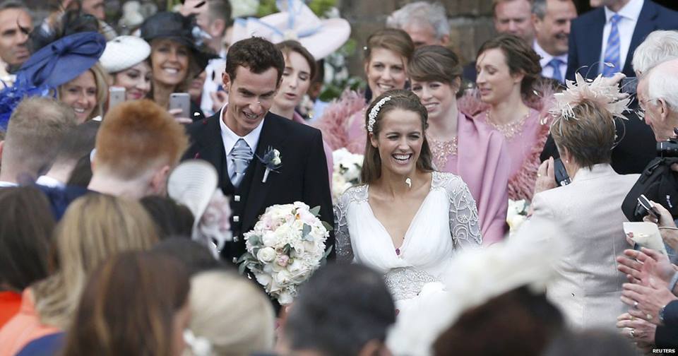 Andy Murray and Kim Sears Wedding Photographs 