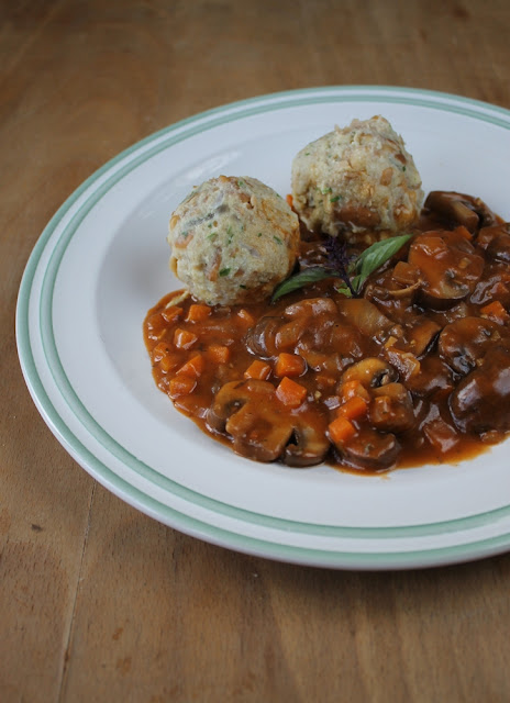 Mushroom Bourguignon