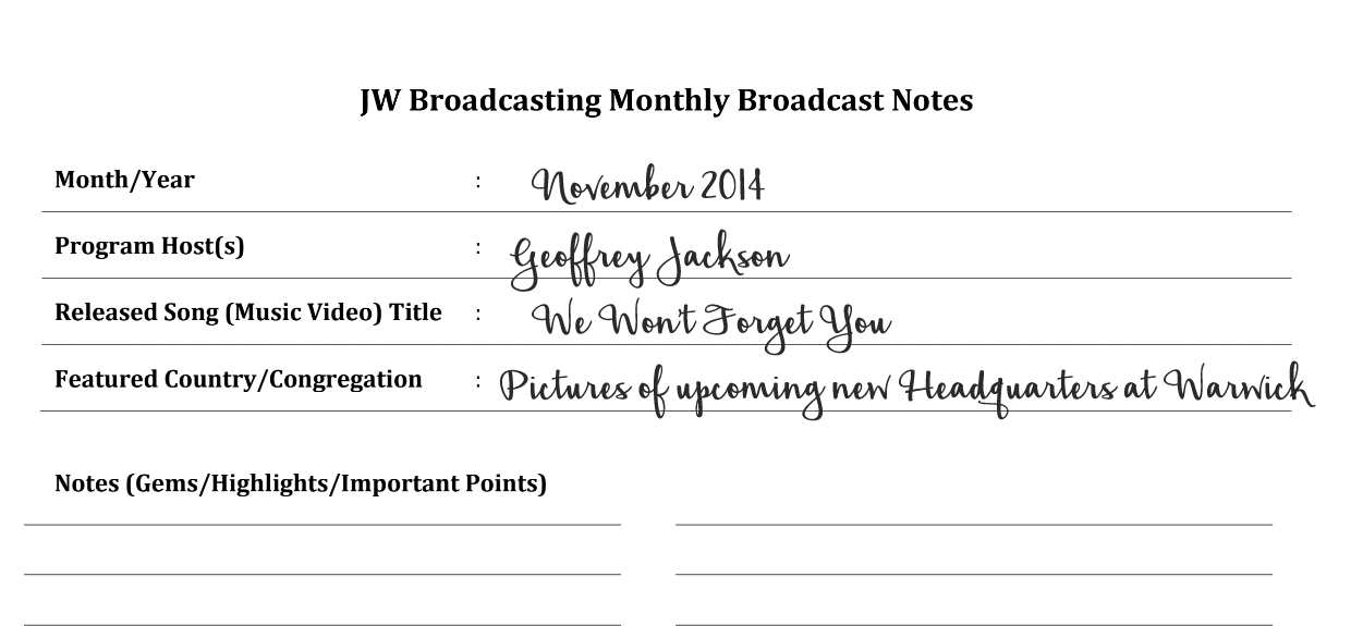Download Free Jw Broadcasting Printable Notebook Now Rmo
