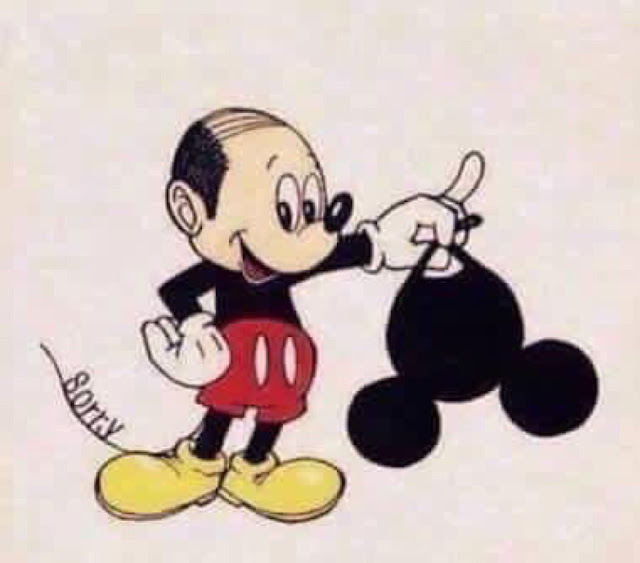 mickey mouse is bald