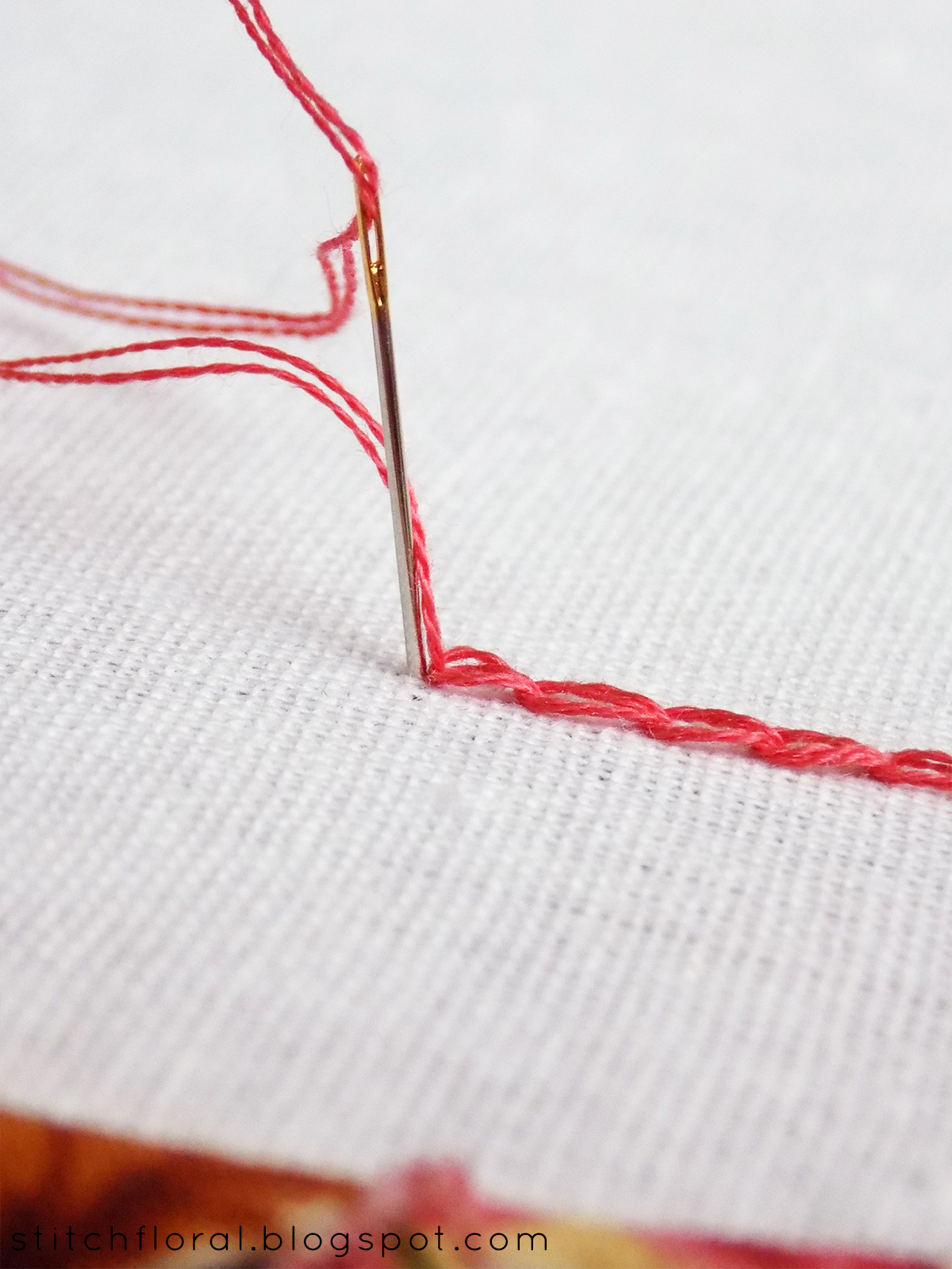 Chain stitch and its faces (+ reverse chain stitch and broad chain