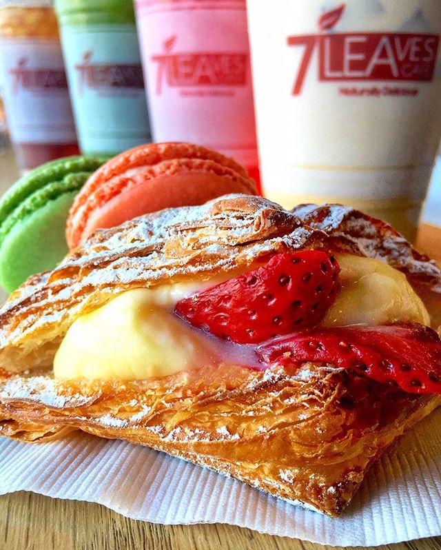 7 LEAVES CAFE OPENS IN IRVINE MAR. 12 WITH MACARON AND STUFFED CROISSANT GIVEAWAY 