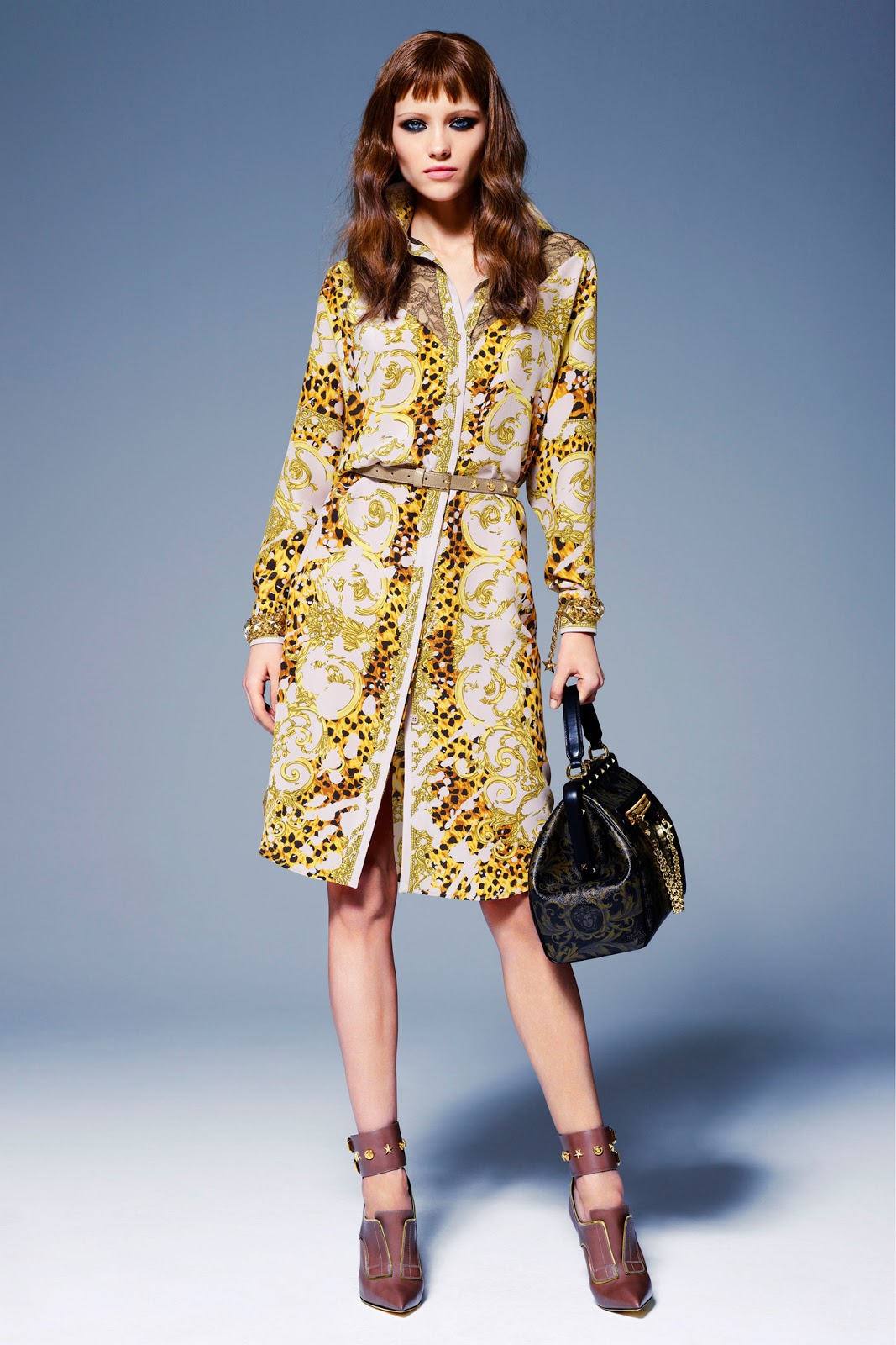 mila krasnoiarova for versace pre-fall 2013 | visual optimism; fashion ...