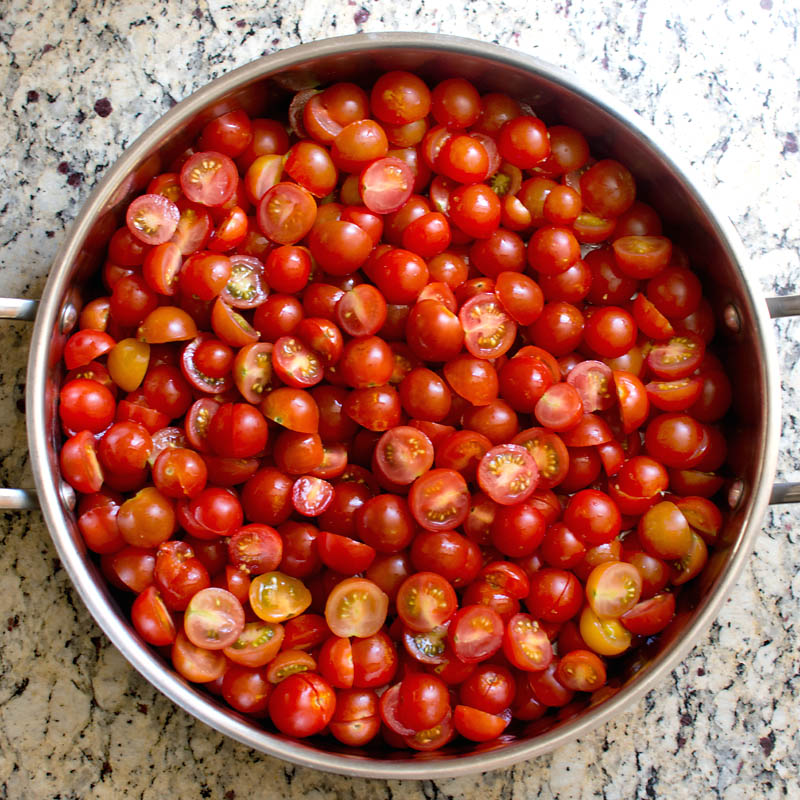Savoring Time in the Kitchen Homemade Ketchup made with Cherry Tomatoes