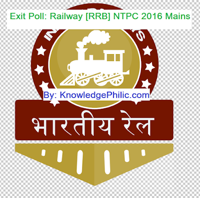 Exit Poll: Railway NTPC Mains According to Answer Key Exit Poll: Railway NTPC Mains According to Answer Key