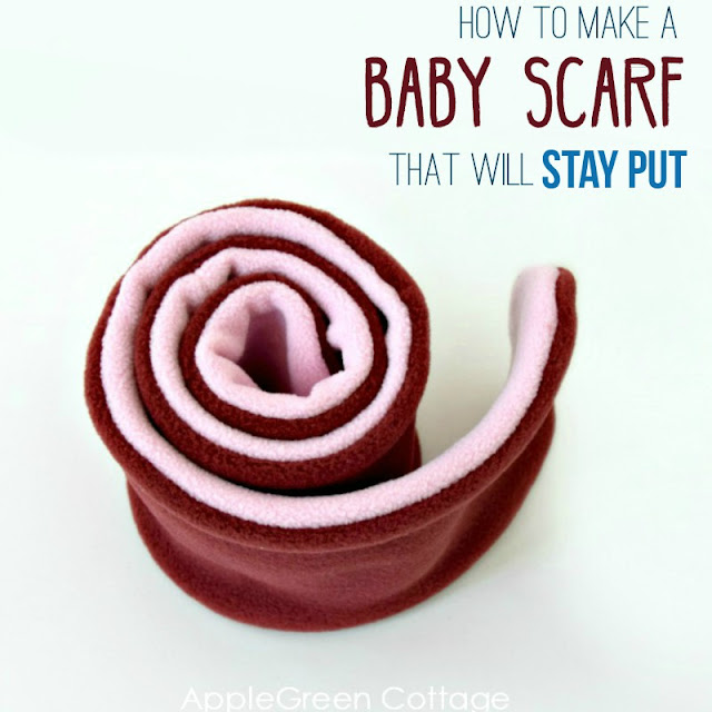 How To Make A Baby Scarf That Will Stay Put AppleGreen Cottage