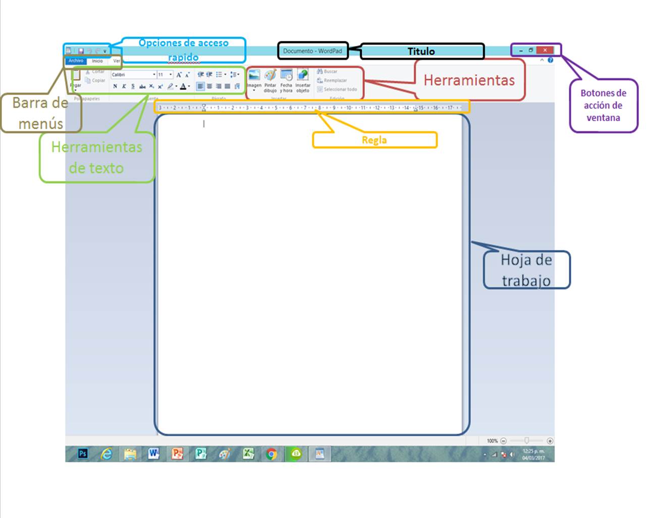 INTRODUCCION A WINDOWS Wordpad
