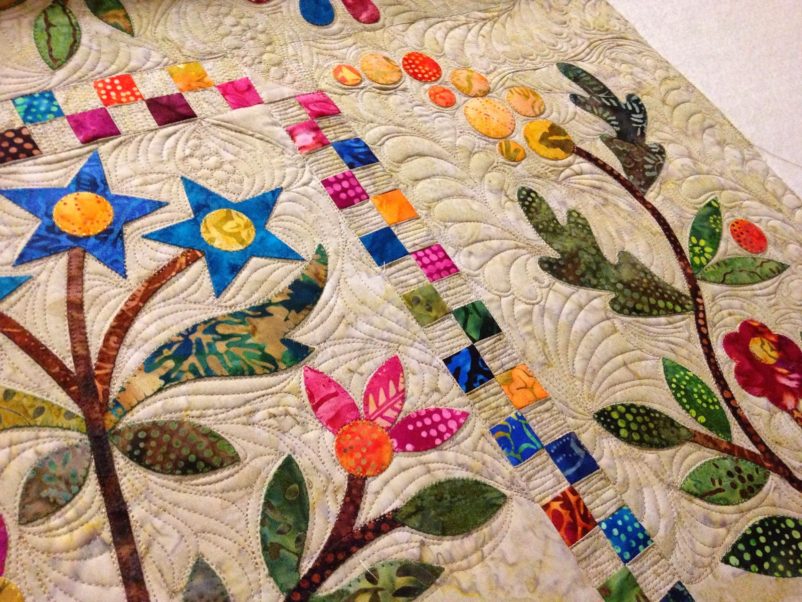 Creative Longarm Quilting by Karen Marchetti Melody's "Spring Bouquet