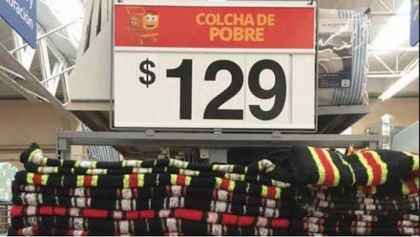 Walmart desmiente que haya vendido “colchas de pobre” Walmart desmiente que haya vendido “colchas de pobre”