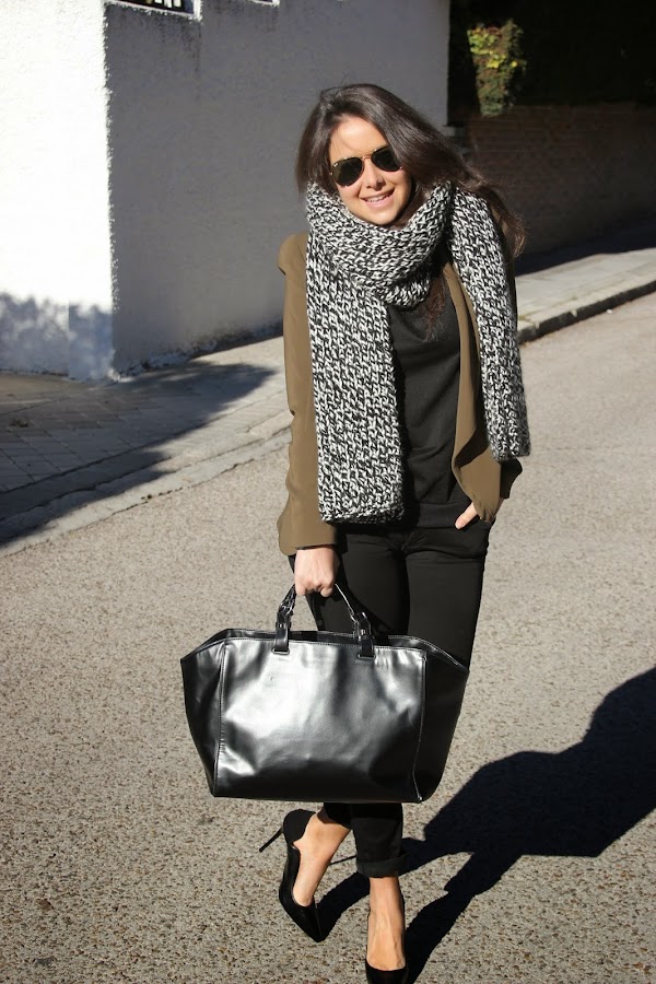 DIY Cómo hacer MAXI BUFANDA (patrones gratis) Aprender a tejer