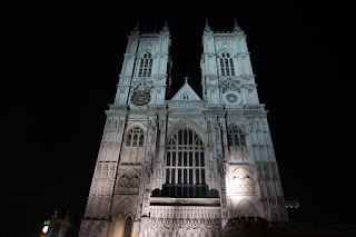 from  a stroll by the abbey a few nights before