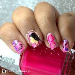 breast cancer nails awareness acrylic letters nail pink polish butterflies decal