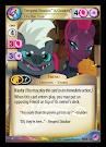 My Little Pony Tempest Shadow & Grubber, On the Trail Seaquestria and Beyond CCG Card