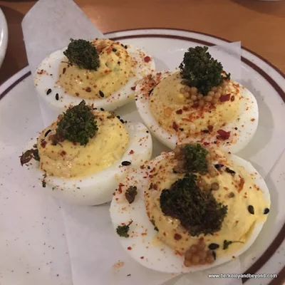 deviled eggs at Copper Spoon in Oakland, California