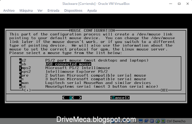 DriveMeca instalando Slackware Linux paso a paso