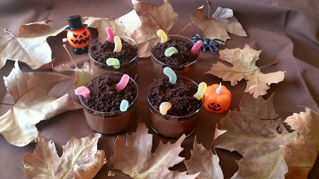 natillas chocolate tumbas halloween galletas oreo receta niños postre divertido facil sencillo sin horno