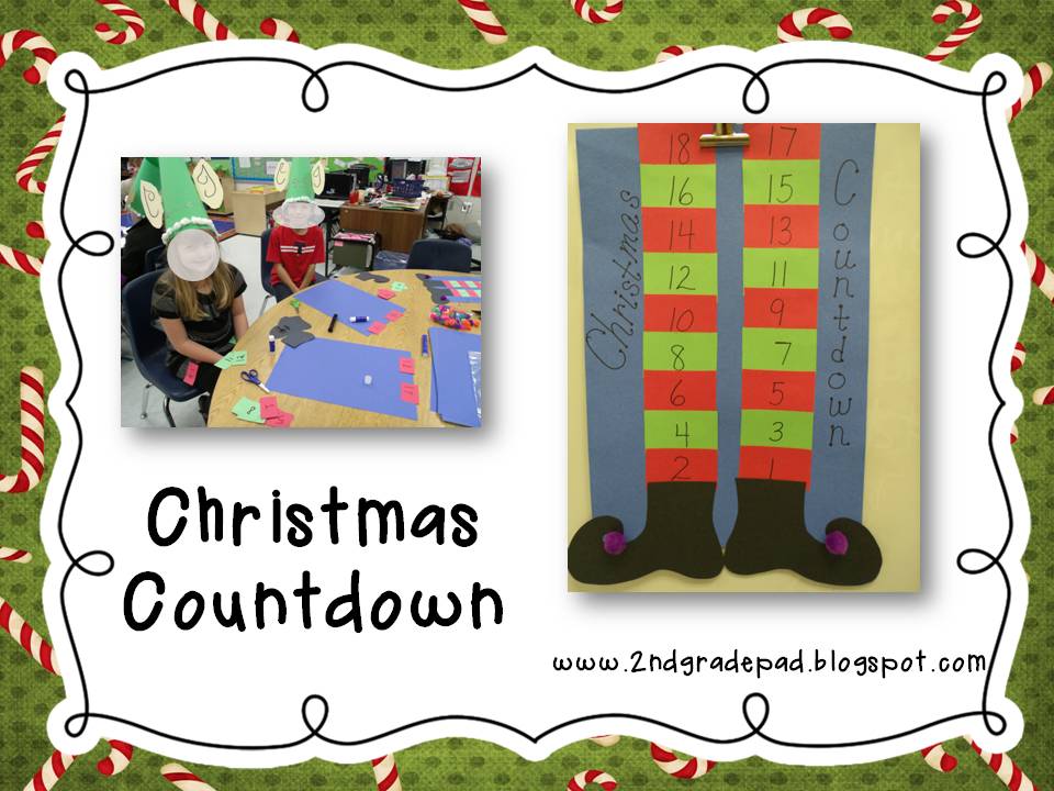 2nd Grade Pad: Christmas Craft Day and Freebie #6