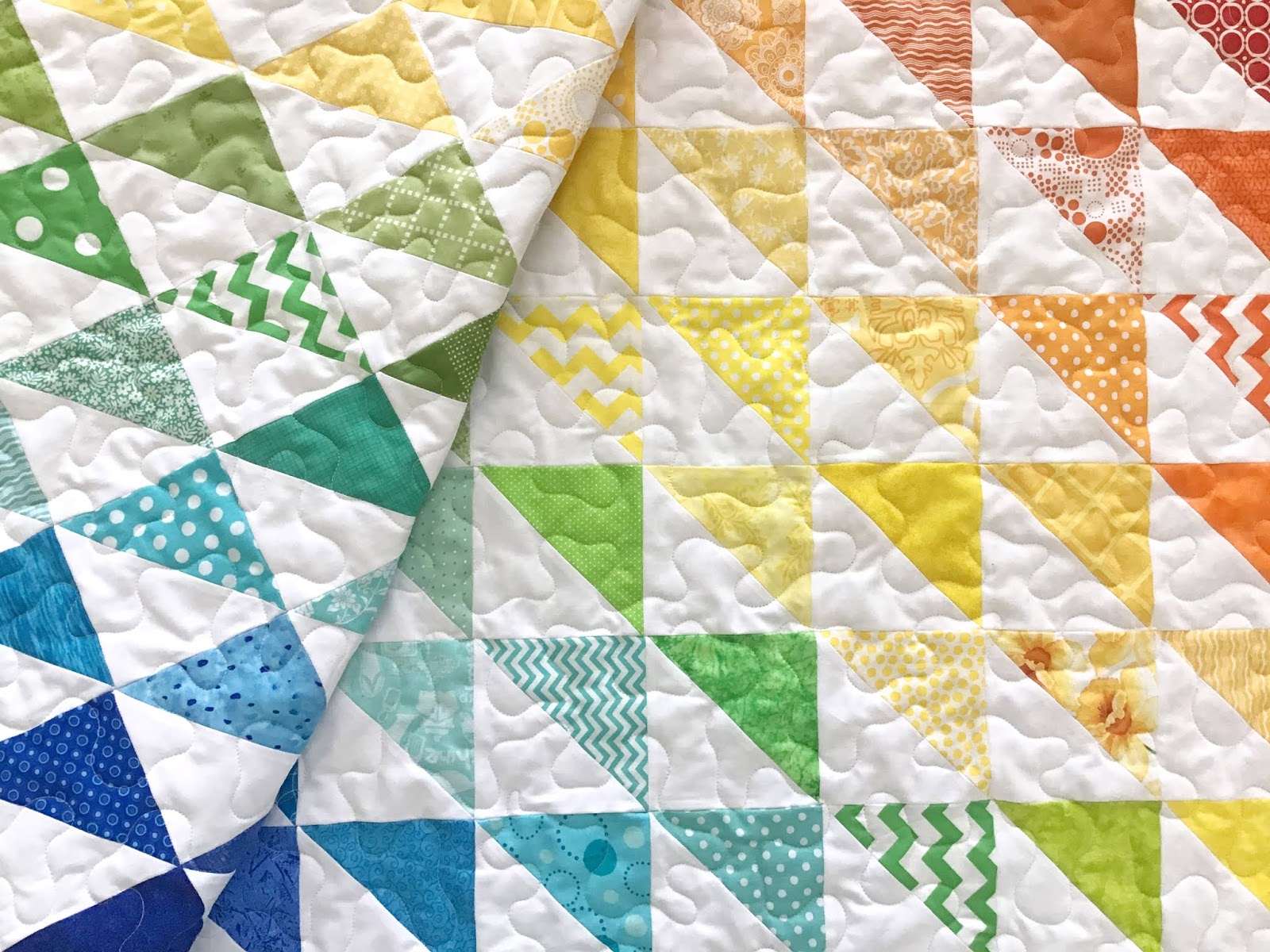 The Fleming's Nine Rainbow Baby Quilt