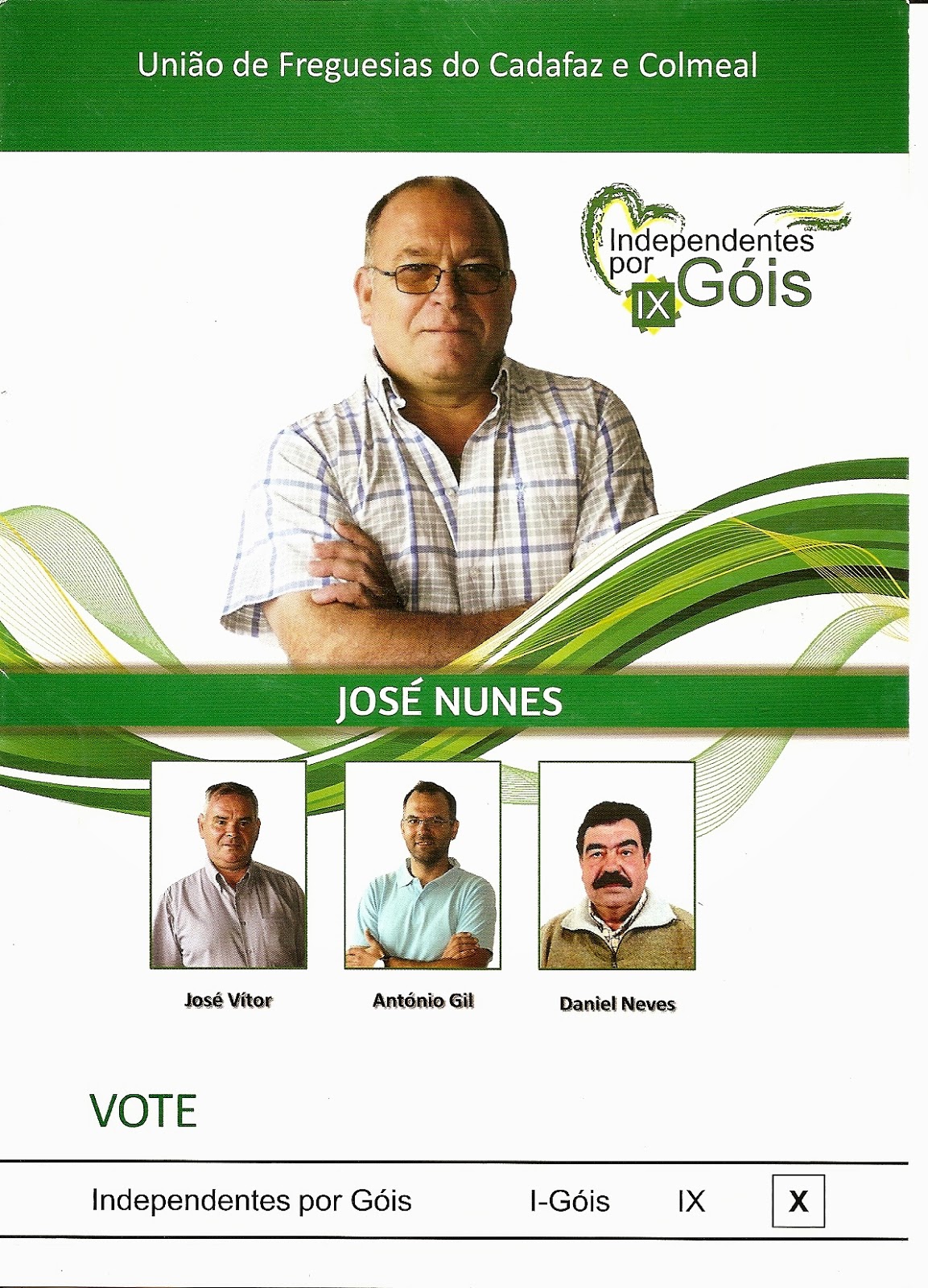 CADAFAZGÓIS Programa eleitoral dos Independentes por Góis para a