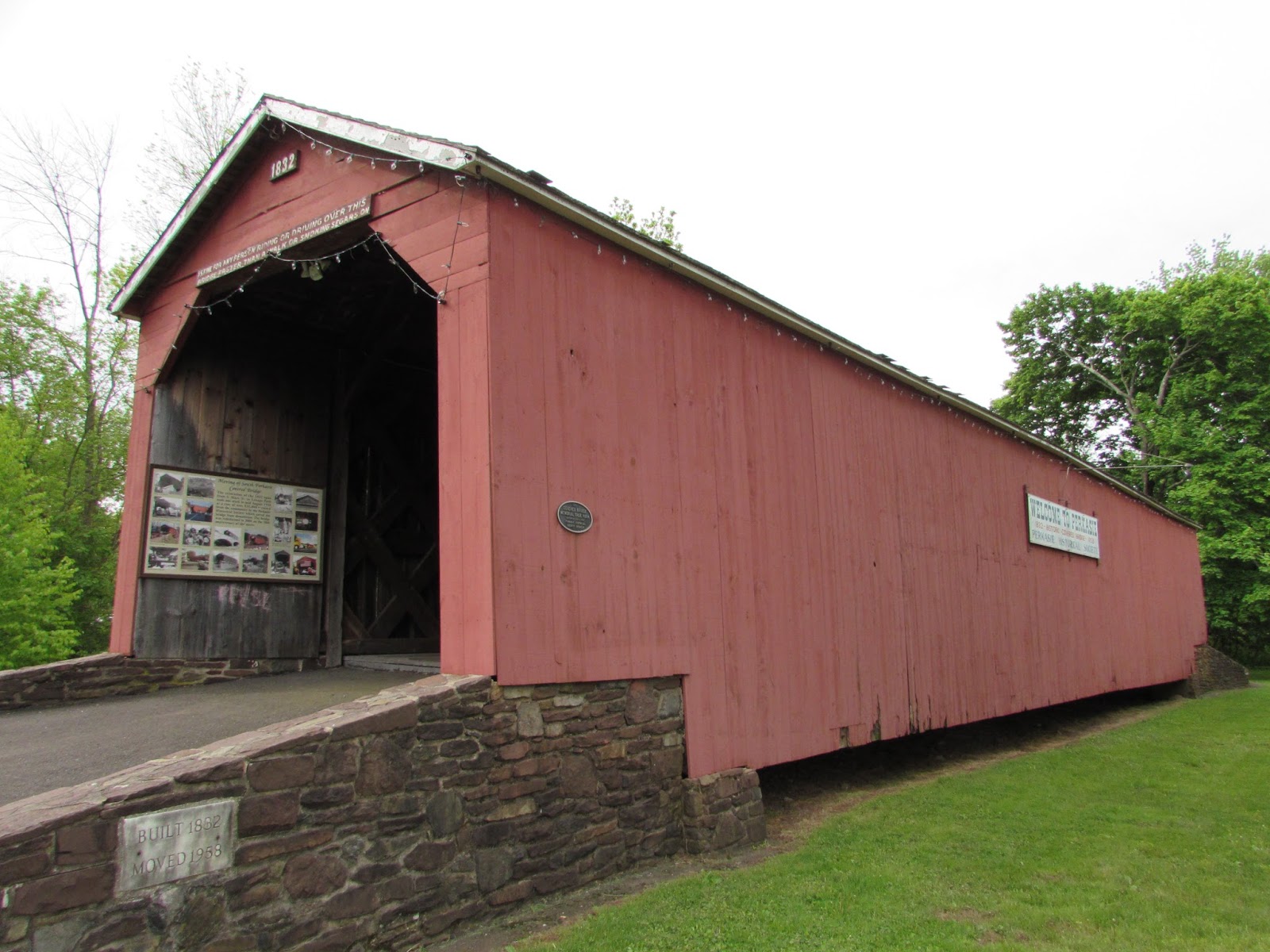 Perkasie and Sellersville, Bucks County Train Station, Covered Bridge