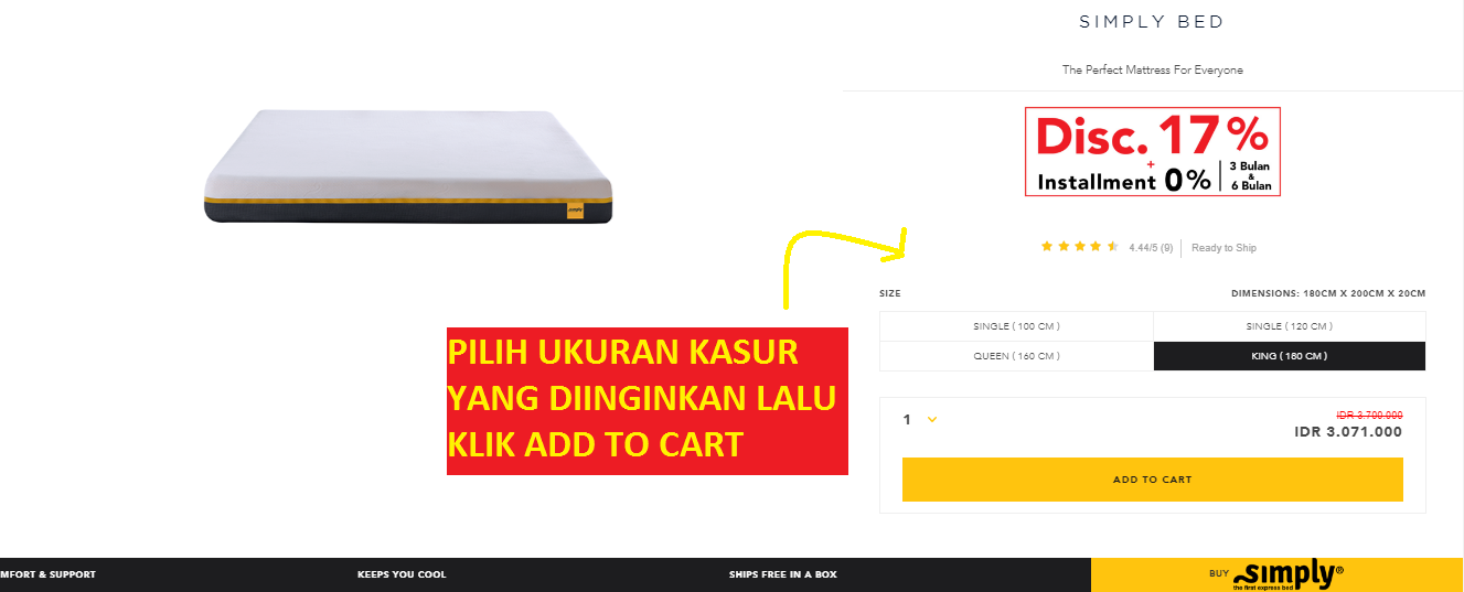 Simply, The First Express Bed and Perfect Mattress For Everyone Diary Novitania