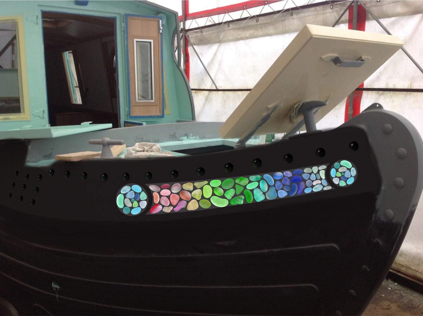 Narrowboat External Paint Scheme