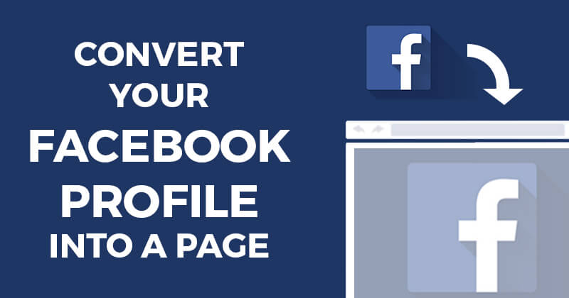 Convert facebook profile to page - Entertainers 2